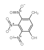 5-methyl-2,3,4-trinitro-phenol结构式