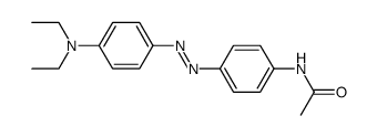 4-diethylamino-4'-acetylaminodiazobenzene Structure