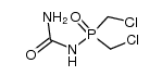 N-[bis(chloromethyl)phosphinoyl]urea结构式