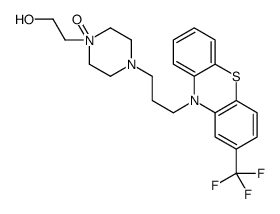 2-[1-oxido-4-[3-[2-(trifluoromethyl)phenothiazin-10-yl]propyl]piperazin-1-ium-1-yl]ethanol结构式
