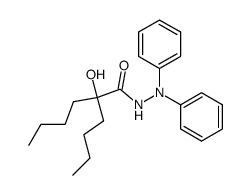 2-Butyl-2-hydroxy-hexanoic acid N',N'-diphenyl-hydrazide Structure