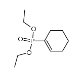 O,O-diethyl (cyclohex-1-enyl)phosphonate Structure