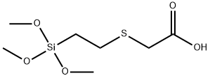 [2-(Trimethoxysilyl)ethylthio]acetic acid结构式