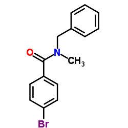N-Benzyl-4-bromo-N-methylbenzamide structure