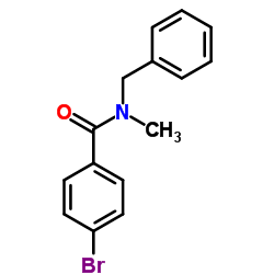 N-Benzyl-4-bromo-N-methylbenzamide Structure