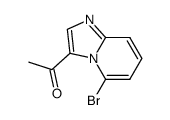 3-acetyl-5-bromoimidazo[1,2-a]pyridine结构式