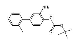 (3-amino-2'-methyl-biphenyl-4-yl)-carbamic acid tert.-butyl ester结构式