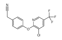 4-[3-Chloro-5-(trifluoromethyl)pyridin-2-yloxy]phenylacetonitrile 97结构式