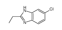 5-氯-2-乙基-1H-苯并[d]咪唑结构式