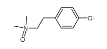 (2-(p-chlorophenyl)ethyl)dimethylamine N-oxide结构式