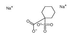 disodium 1-sulphonatocyclohexanecarboxylate结构式