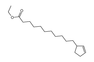 ethyl 11-cyclopent-2-enylundecanoate structure