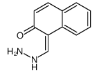 1-(hydrazinylmethylidene)naphthalen-2-one结构式