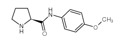 (s)-pyrrolidine-2-carboxylic acid (4-methoxy-phenyl)-amide Structure