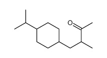 3-methyl-4-(4-propan-2-ylcyclohexyl)butan-2-one Structure
