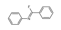 N-phenylbenzenecarboximidoyl fluoride Structure