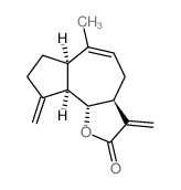 Azuleno[4,5-b]furan-2(3H)-one,3a,4,6a,7,8,9,9a,9b-octahydro-6-methyl-3,9-bis(methylene)-, (3aS,6aR,9aR,9bS)- Structure