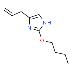 1H-Imidazole,2-butoxy-4-(2-propenyl)- (9CI)结构式