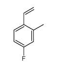 4-FLUORO-2-METHYL-1-VINYL-BENZENE structure
