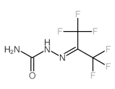 2-Propanone, 1,1,1,3,3,3-hexafluoro-, semicarbazone结构式