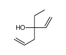 3-ethylhexa-1,5-dien-3-ol Structure