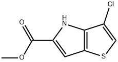 3-Chloro-4H-thieno[3,2-b]pyrrole-5-carboxylic acid methyl ester Structure