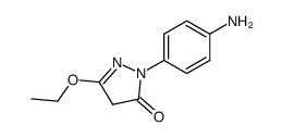 1-(p-aminophenyl)-3-ethoxy-2-pyrazolin-5-one picture