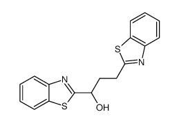 1,3-di(2-benzothiazolyl)propan-1-ol结构式