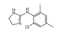 N-(2-chloro-4,6-dimethylphenyl)-4,5-dihydro-1H-imidazol-2-amine Structure