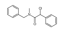 N-Benzyl-2-chloro-N-methyl-2-phenyl-acetamide结构式