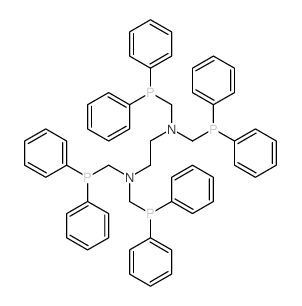 N,N,N,N-tetrakis(diphenylphosphanylmethyl)ethane-1,2-diamine Structure