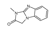 1-methyl-1H-benzo[d]imidazo[1,2-a]imidazol-2-one结构式