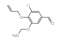 3-chloro-5-ethoxy-4-prop-2-enoxybenzaldehyde结构式