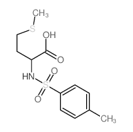 Methionine, N-[(4-methylphenyl)sulfonyl]-结构式