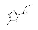 1,3,4-Thiadiazol-2-amine,N-ethyl-5-methyl-结构式