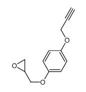 2-[(4-prop-2-ynoxyphenoxy)methyl]oxirane结构式