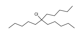 6-chloro-6-pentyl-undecane结构式