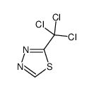 2-(trichloromethyl)-1,3,4-thiadiazole结构式