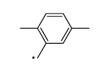 2,5-dimethylbenzyl radical Structure