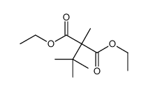 diethyl 2-tert-butyl-2-methylpropanedioate Structure