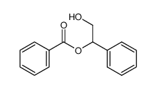 2‐hydroxy‐1‐phenylethyl benzoate Structure