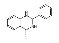 2-phenyl-2,3-dihydro-1H-quinazoline-4-thione结构式