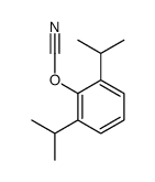 [2,6-di(propan-2-yl)phenyl] cyanate Structure