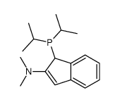 1-DI-I-PROPYLPHOSPHINO-2-(N,N-DIMETHYLAMINO)-1H-INDENE Structure