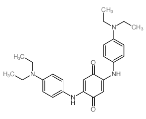 2,5-Cyclohexadiene-1,4-dione,2,5-bis[[4-(diethylamino)phenyl]amino]- picture