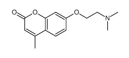 7-[2-(dimethylamino)ethoxy]-4-methylchromen-2-one Structure