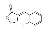 3-[(2-chlorophenyl)methylidene]oxolan-2-one结构式