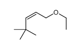 1-Ethoxy-4,4-dimethyl-2-pentene Structure