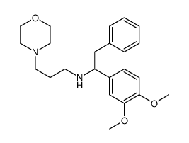 N-[1-(3,4-dimethoxyphenyl)-2-phenylethyl]-3-morpholin-4-ylpropan-1-amine结构式