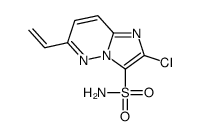 2-chloro-6-ethenylimidazo[1,2-b]pyridazine-3-sulfonamide结构式